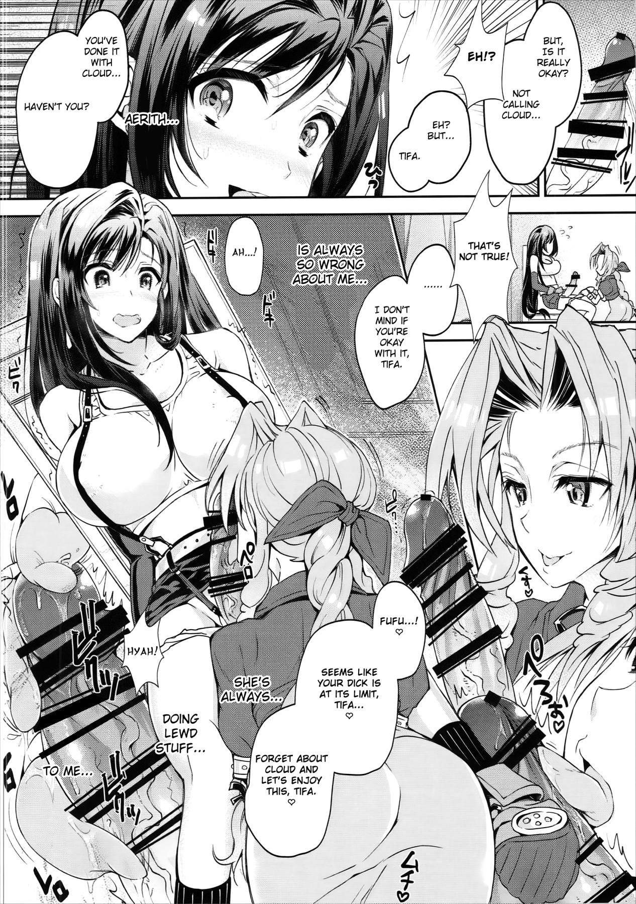 Hentai Manga Comic-Futanari Virgin Tifa  4-Read-5